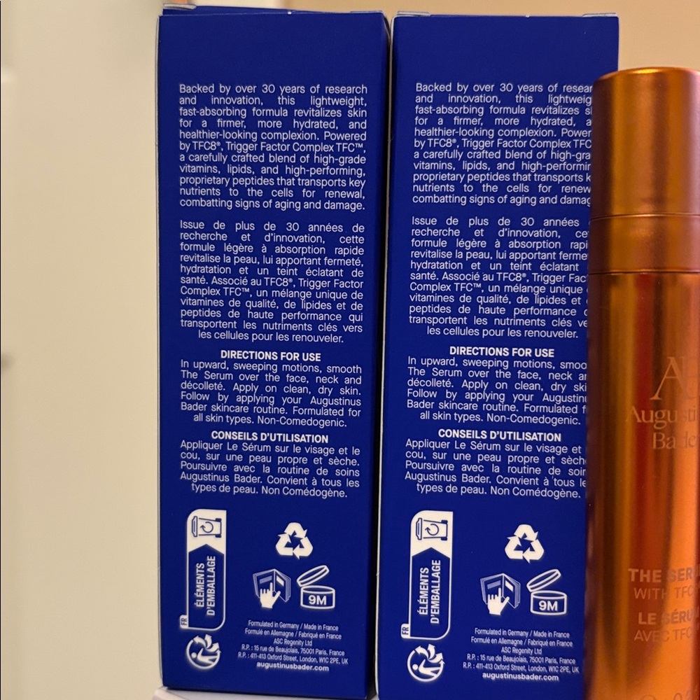 NEW Set Of 2 Augustinus Bader The Serum With TFC8 14ml - Picture 3 of 4